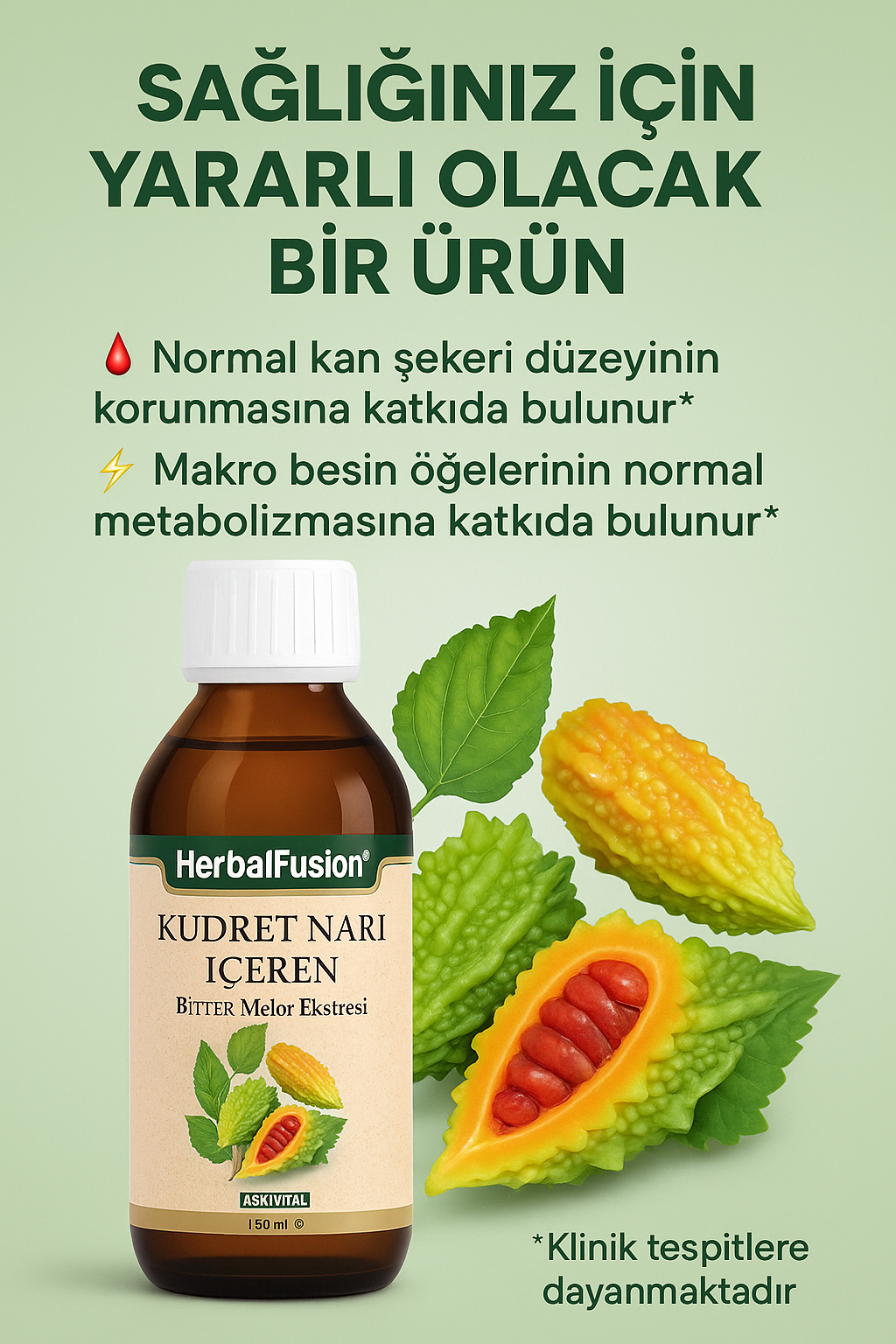 🌿 kudret nari (bittermelone) – flüssiger pflanzenextrakt | premium qualität 🌿