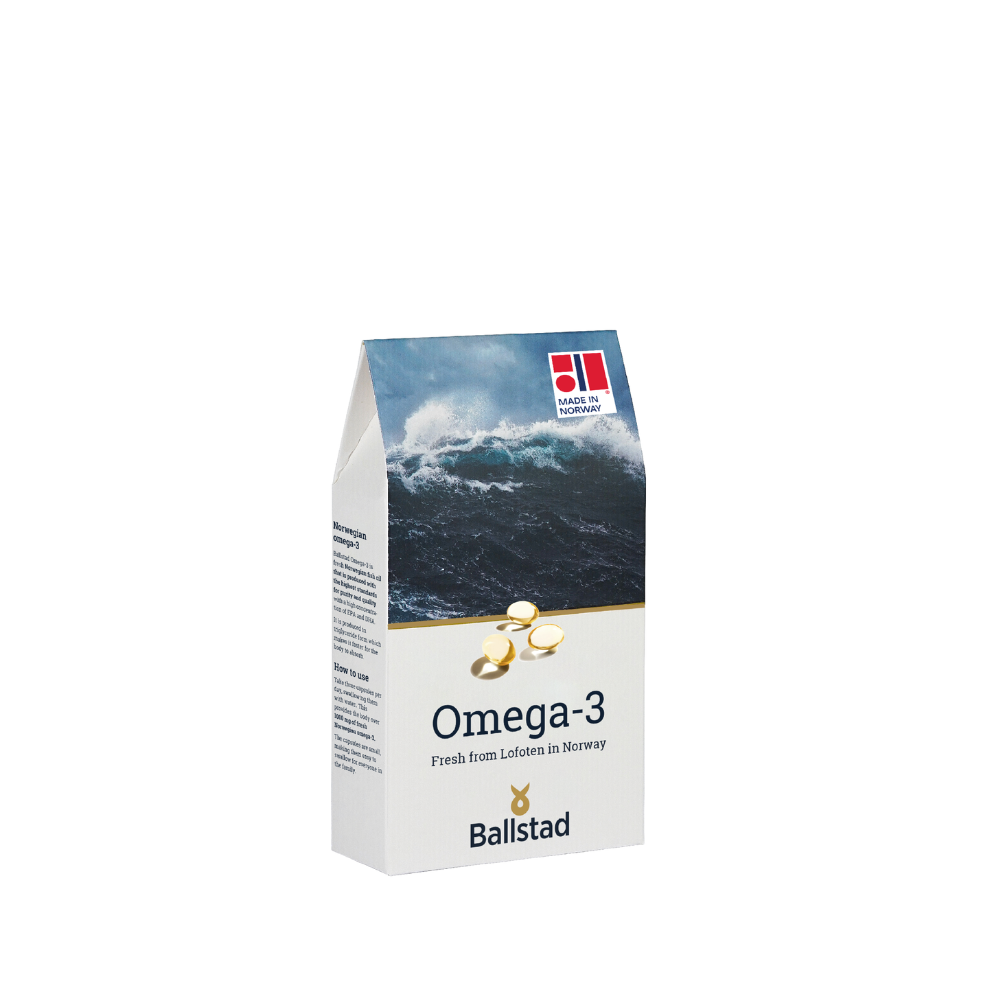 frische omega-3 fischöl-kapseln - 1 monat