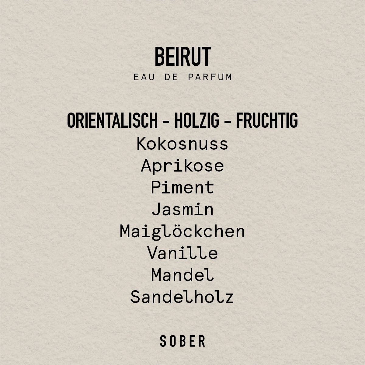 beirut - eau de parfum
