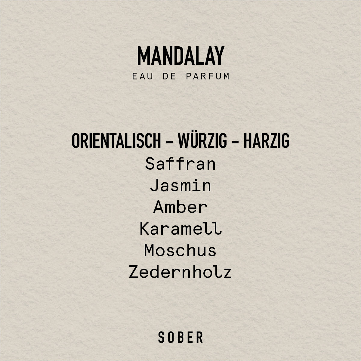 mandalay - eau de parfum