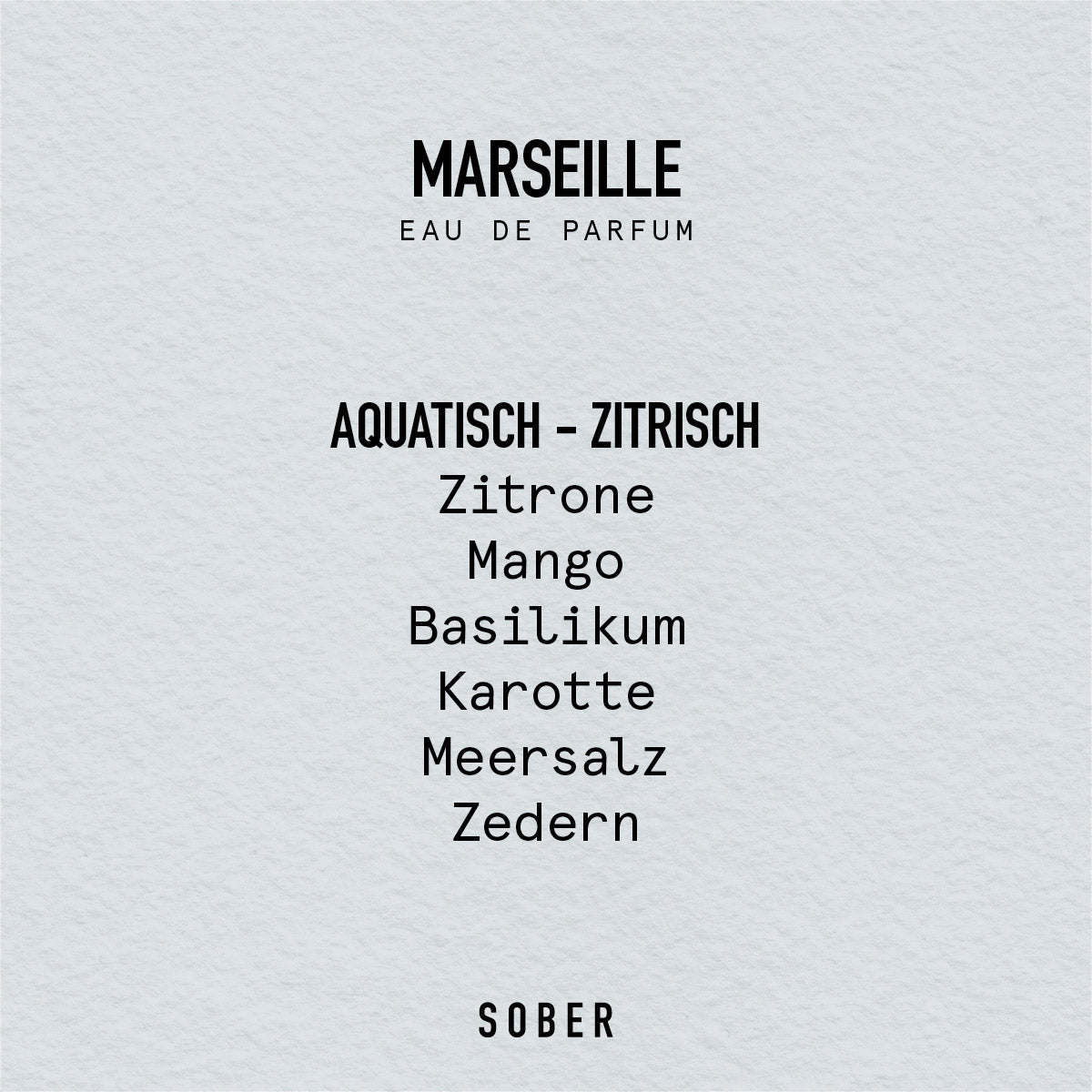 marseille - eau de parfum