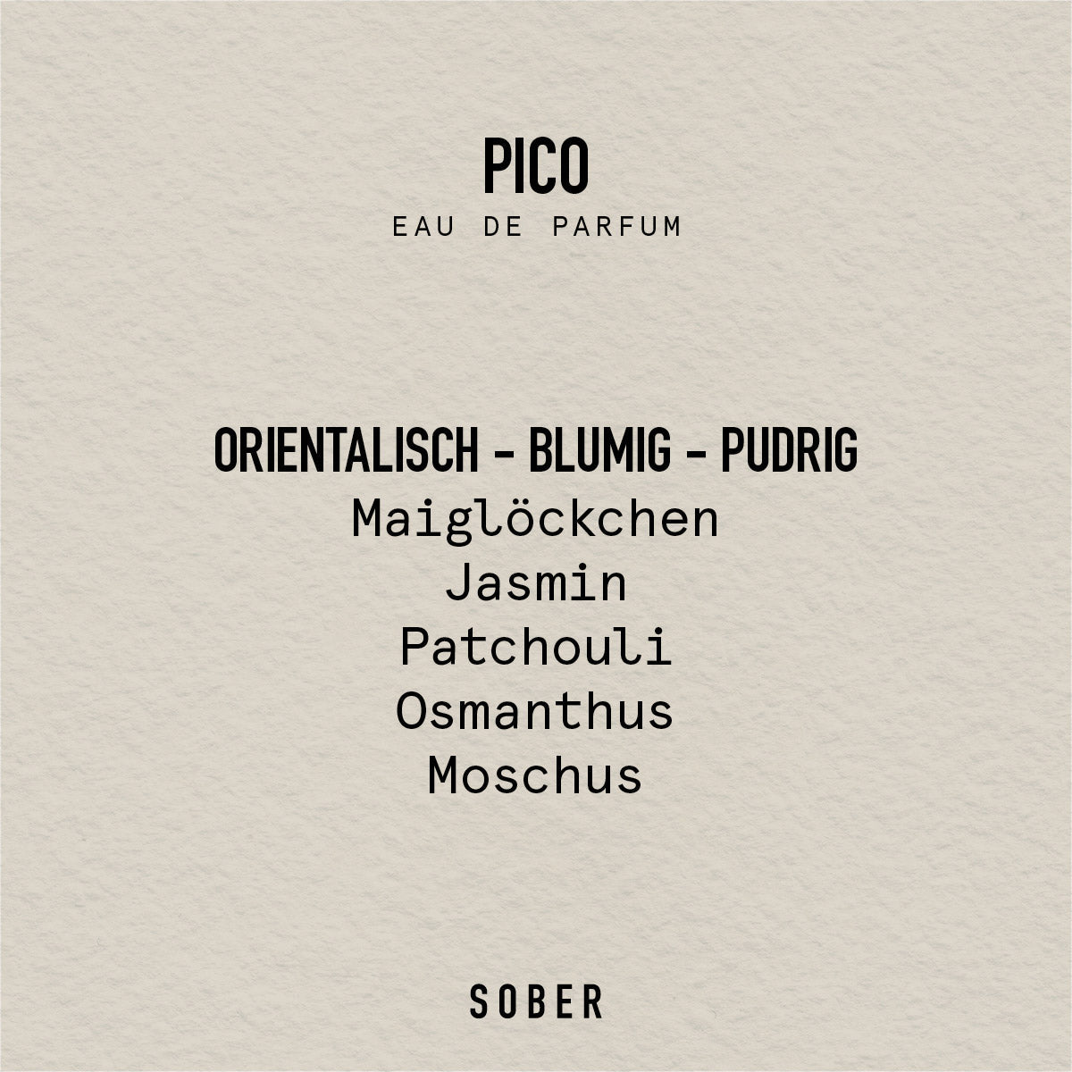pico - eau de parfum