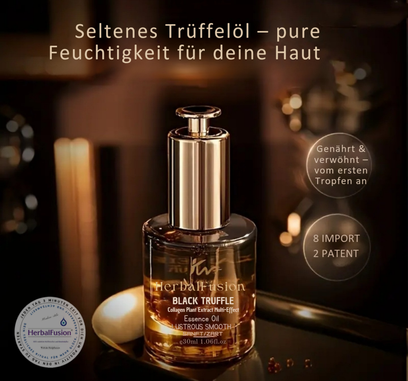 x| ✨schwarze trüffel lifting serum – luxus in tropfenform ✨