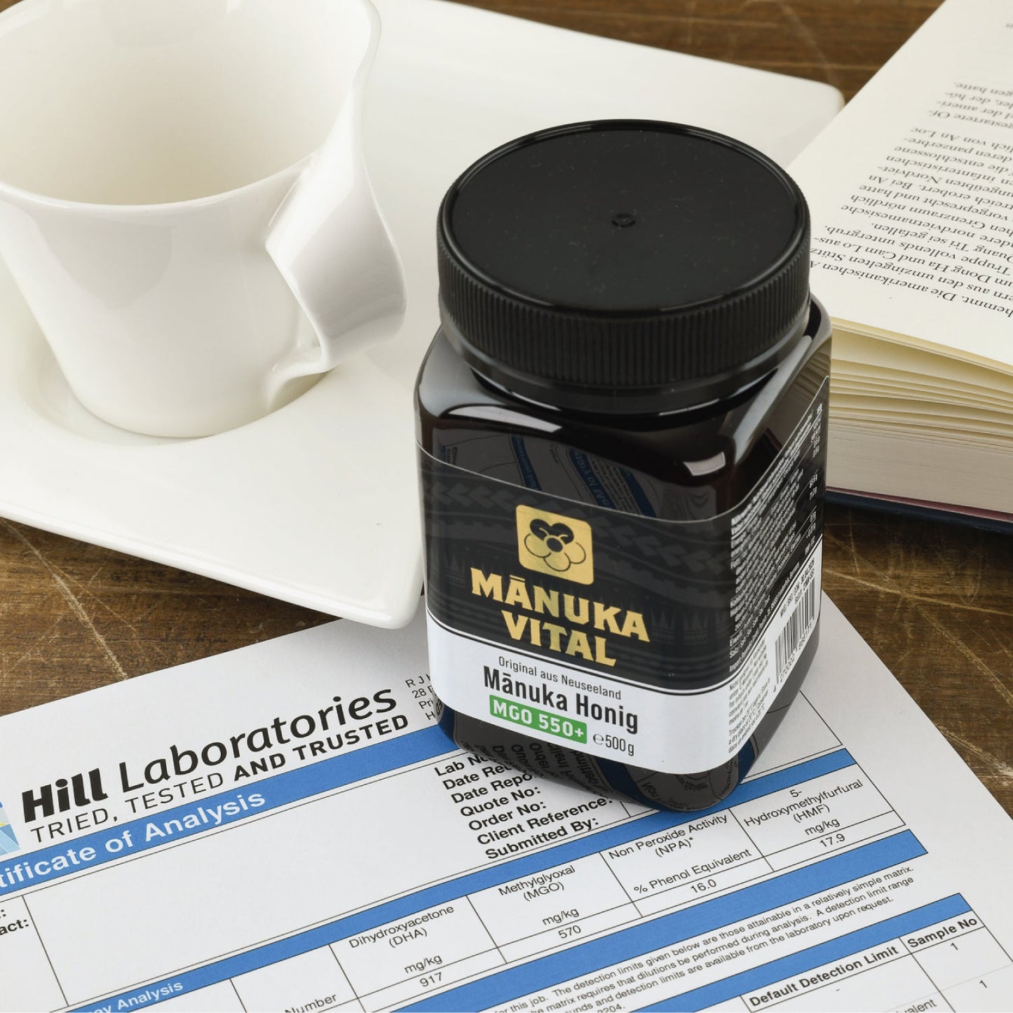 manuka honig mgo 550+, 500g
