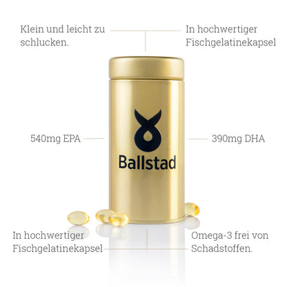 Frische Omega-3 Fischöl-Kapseln - 1 Monat