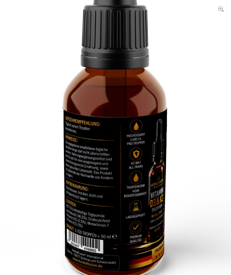 vitamin d3 + k2 - 1.700 tropfen (1.000 i.e.) - 50ml
