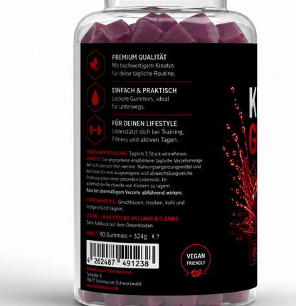 🍒 Kreatin Gummies Kirsche - 90 Stk.