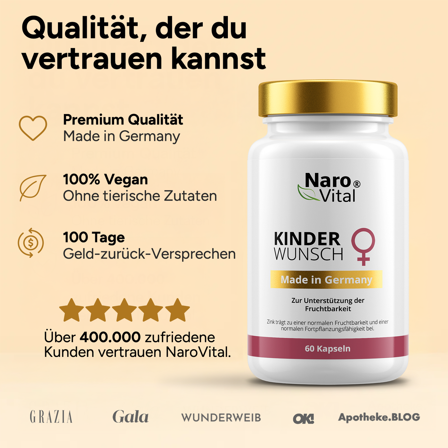 kinderwunsch – pränatale vitamine