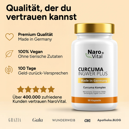 Curcuma Ingwer Plus – Kurkuma Kapseln