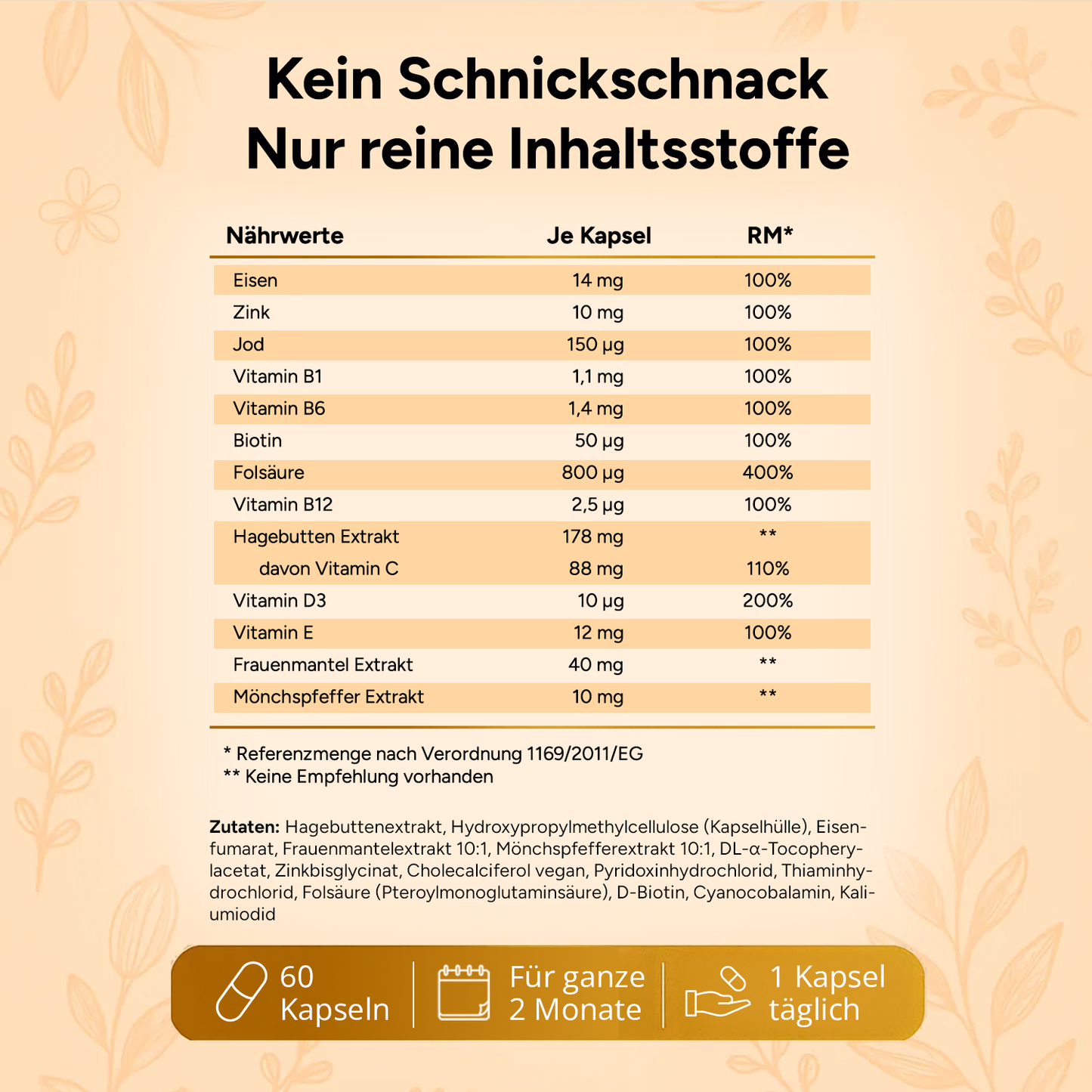 kinderwunsch – pränatale vitamine