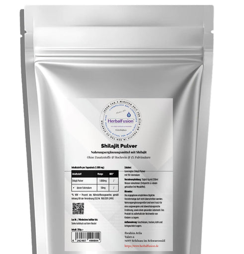 ⛰ Shilajit Pulver - 5% 🪨 Fulvinsäure - 250g