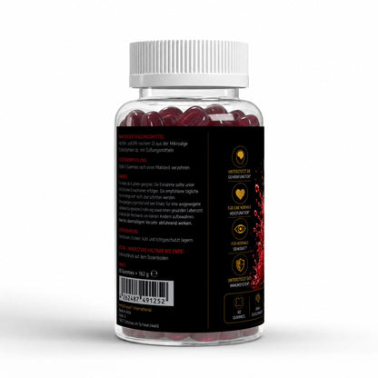 Omega 3 Gummies Kids - Himbeere - 60 vegane Gummies