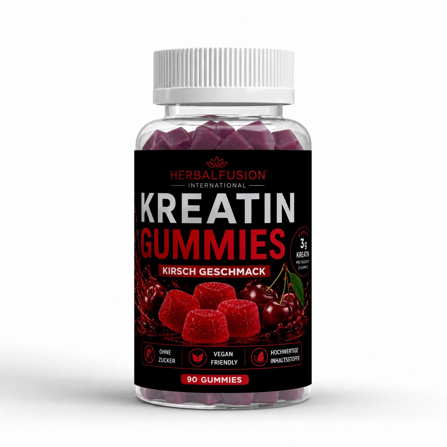 🍒 kreatin gummies kirsche - 90 stk.