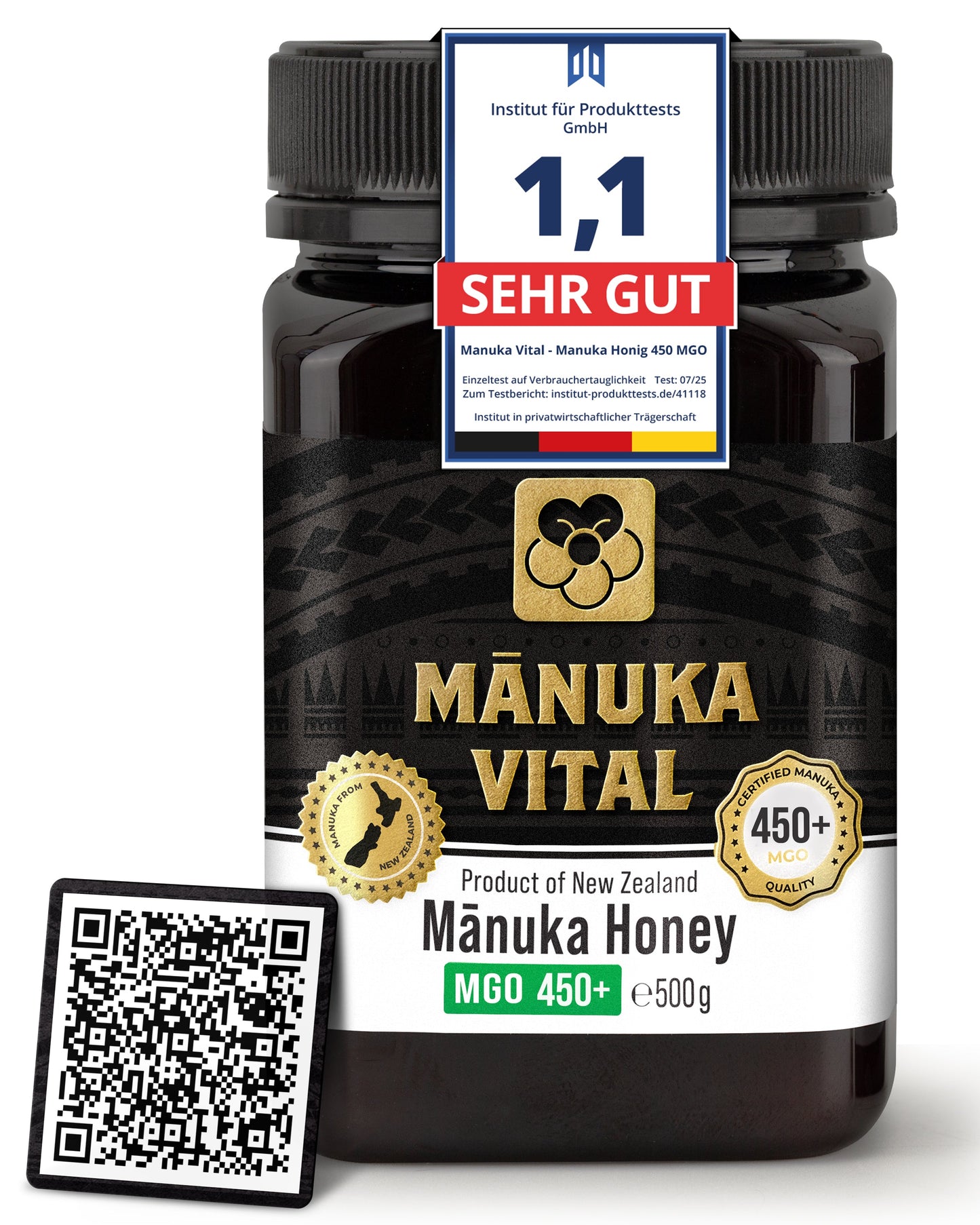 manuka honig mgo 450+, 500g