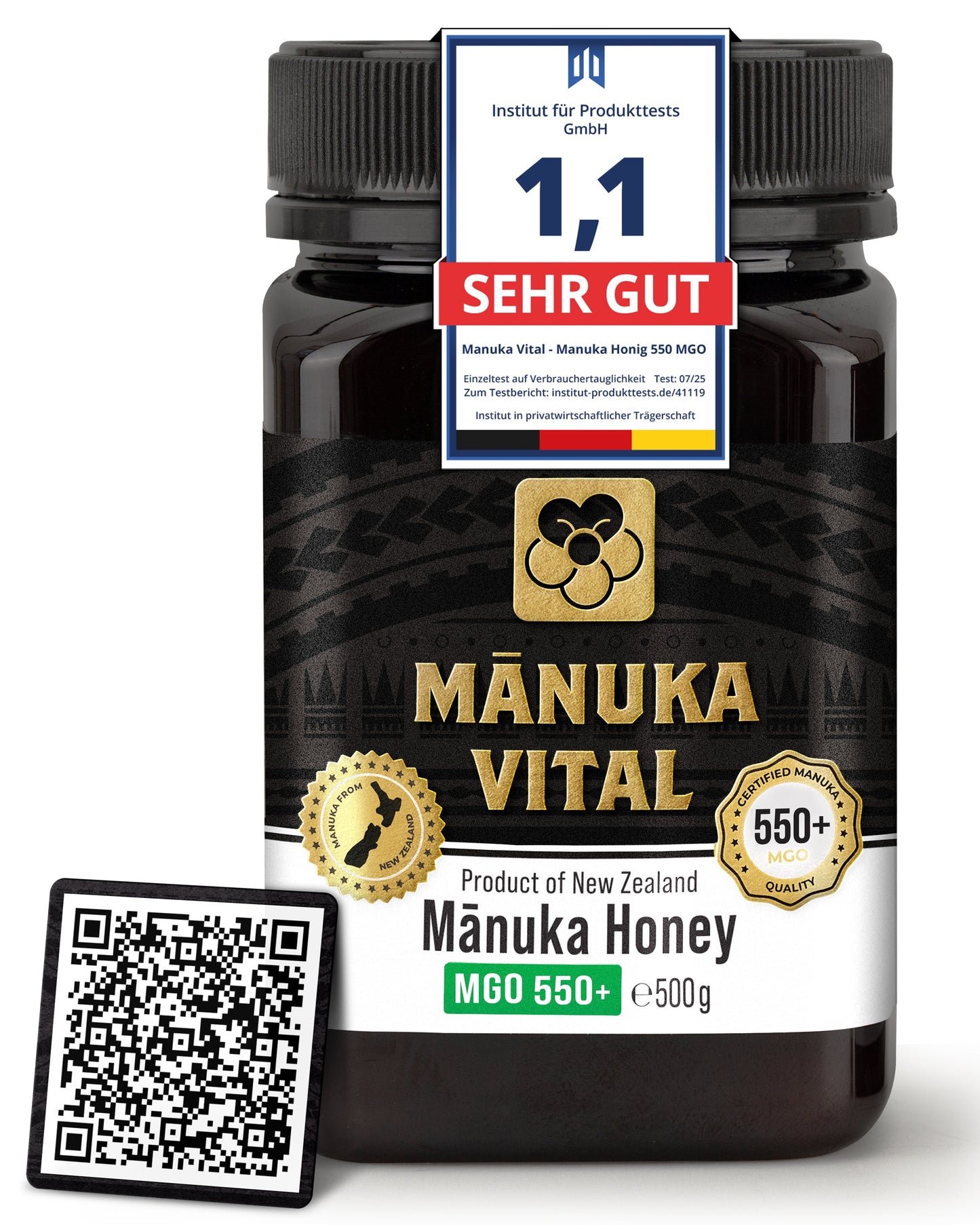 manuka honig mgo 550+, 500g