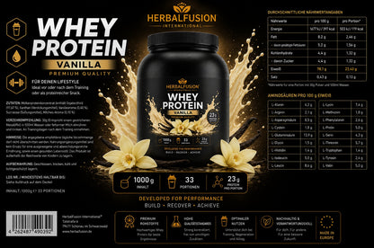 Premium Whey Protein Vanille - 1.000g
