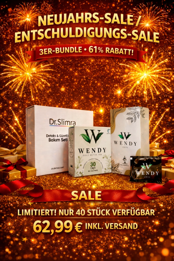 🎄 3er-Bundle Edition – Wendy Kaffee • Detox Tee • Dr. Slimra • Nur 40 Sets 🎄