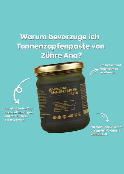 A| 🌲Tannenzapfenpaste 240g – Die Kraft des Waldes 🍯 für dein Wohlbefinden